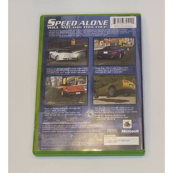 Project Gotham Racing XBox - Microsoft Pre-Owned - Picture 2 of 4